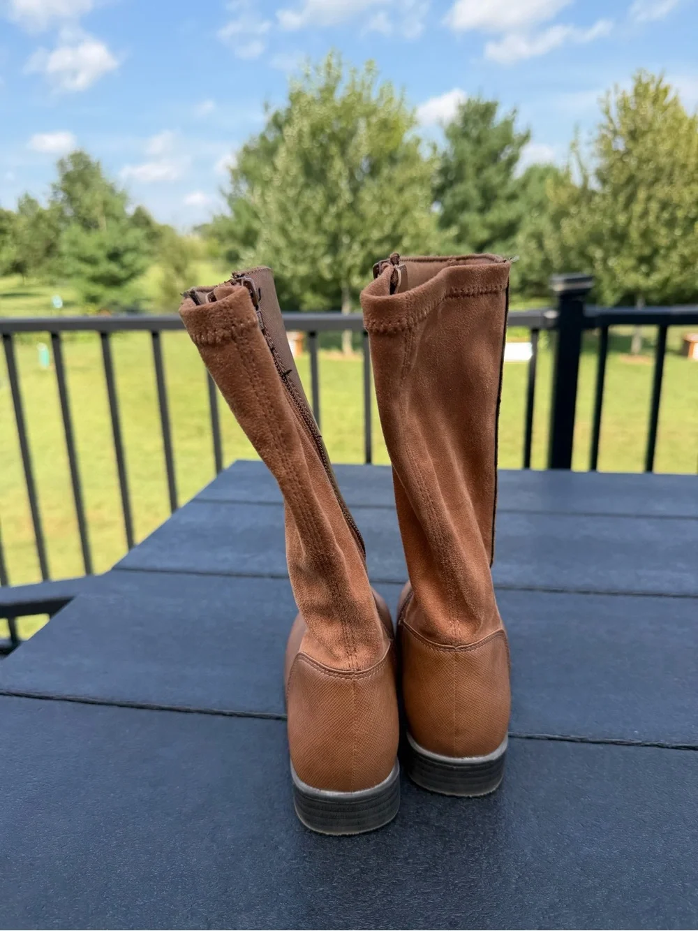Old Navy Girls Tall Riding Boots | Brown | Size 13 Toddler